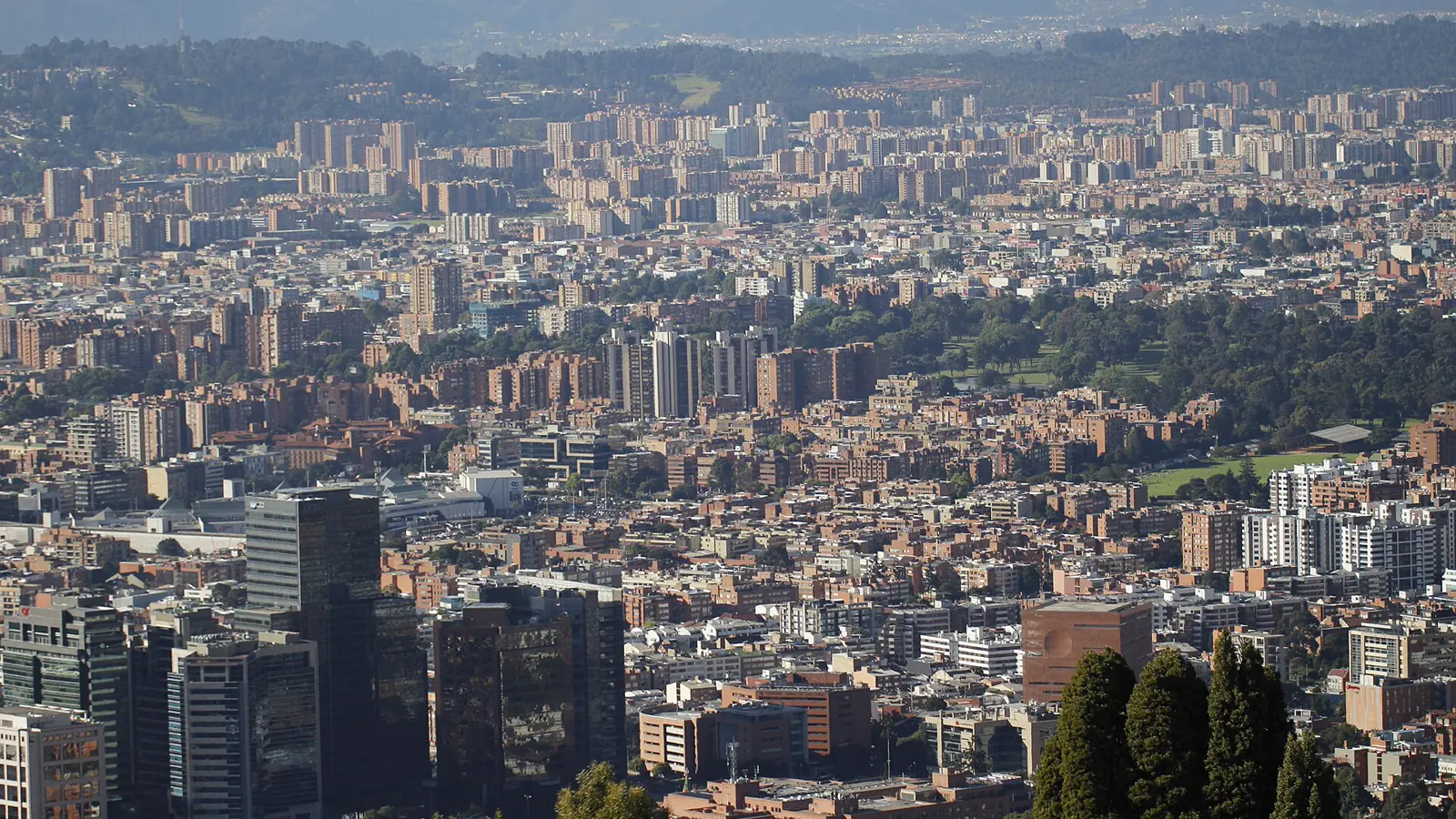 Bogotá city view