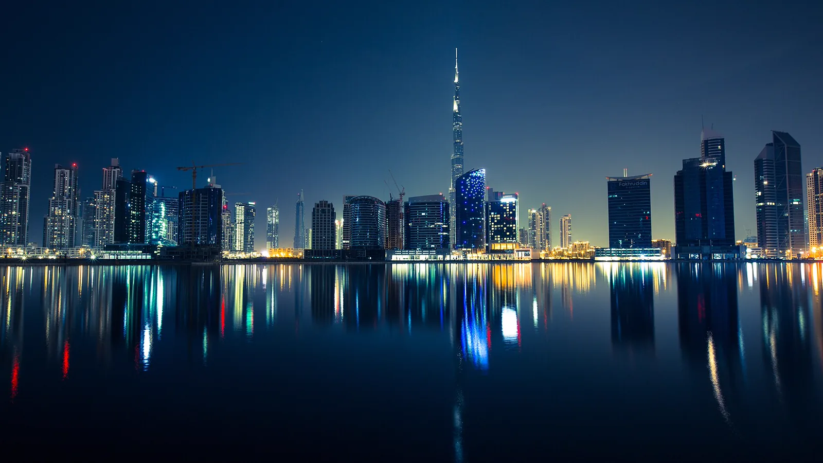 The Dubai skyline