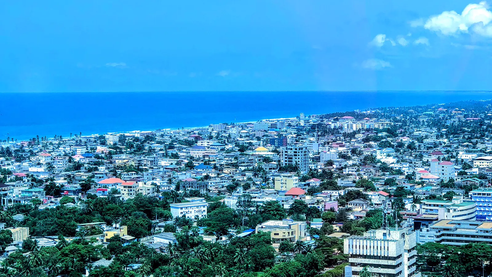 Lomé city view