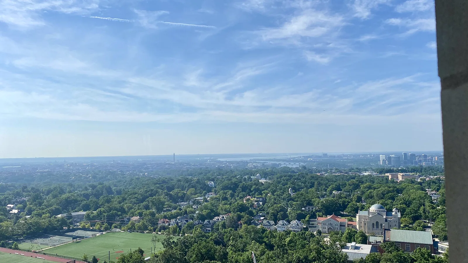 Washington, D.C. skyline seen from the National Cathedral